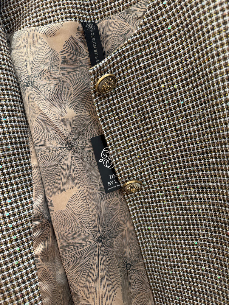 Design By Laerke Alberte kort jakke sequins