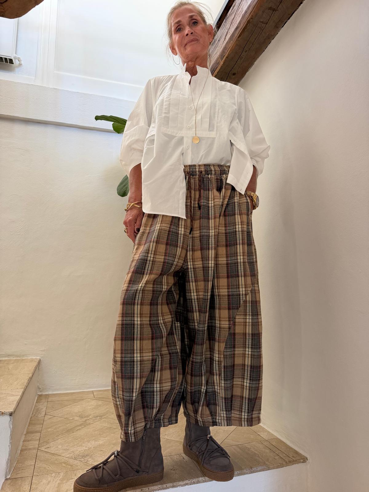 CABANA Living checky pants nature 70827121