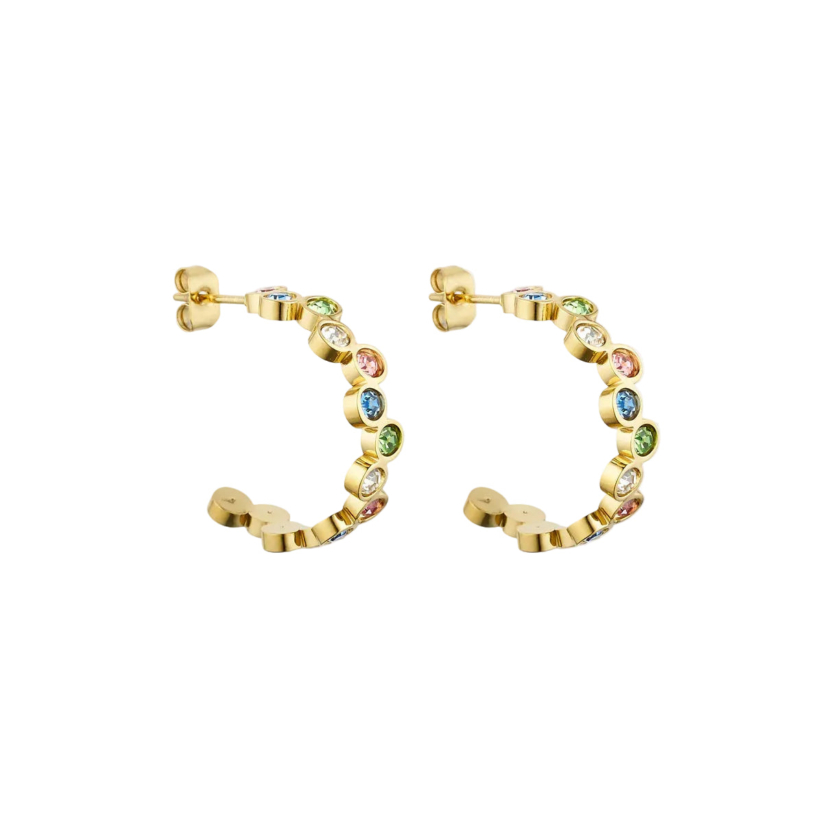 WOLFF jewelry 1016 colourful hoops G