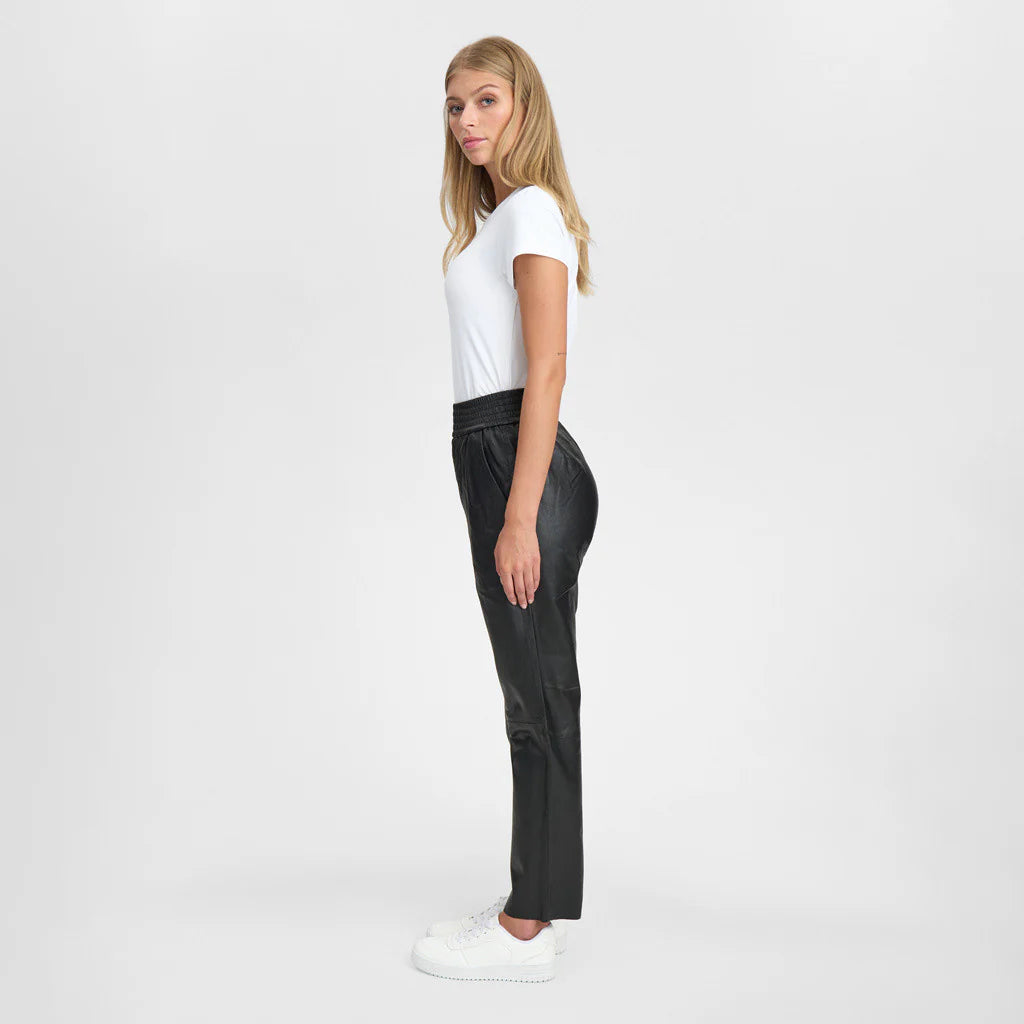 Depeche 50646 Belle leather pants black