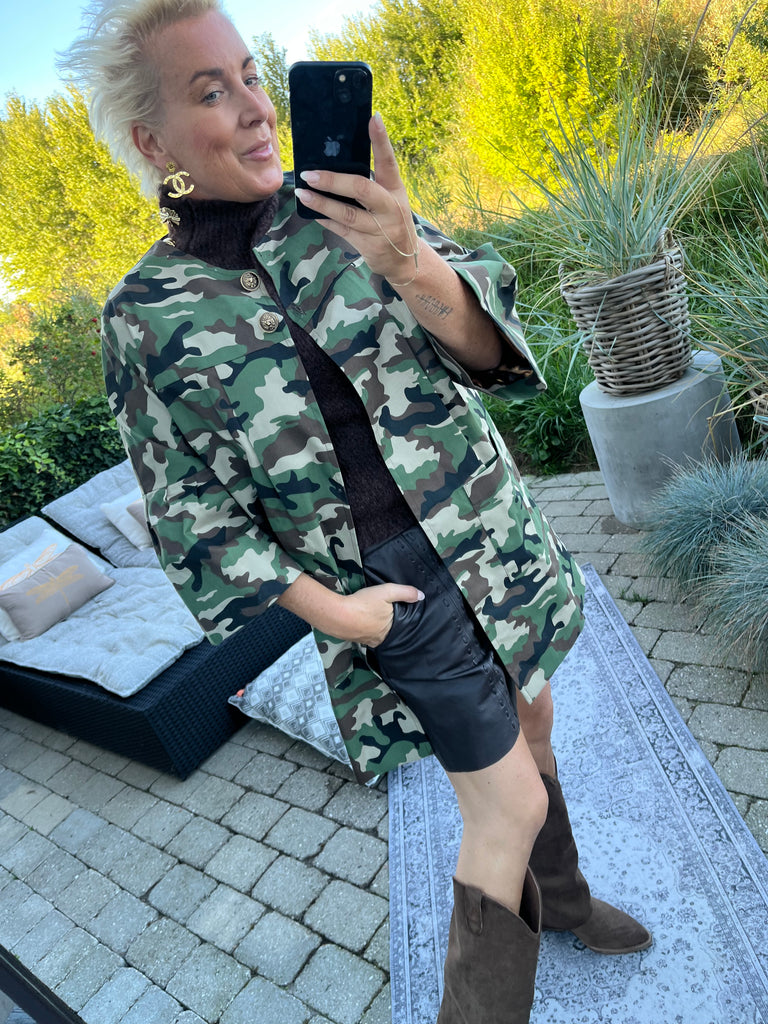 Design By Laerke jakke lang camu