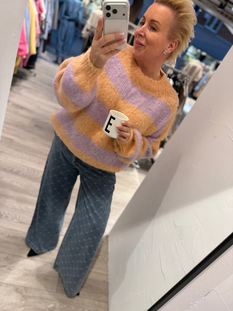 By Engbork Edie strik stripe peach