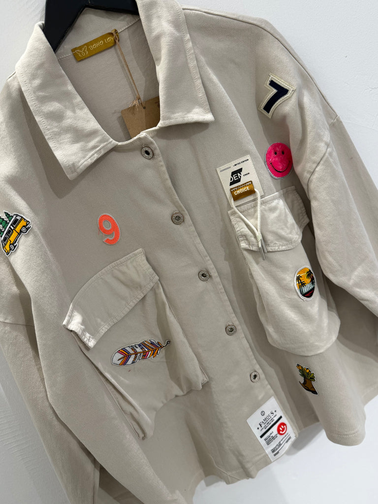 Boho Love B1315 kanvas jakke sand