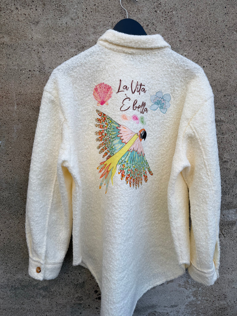 By Engbork palma skjorte mix offwhite