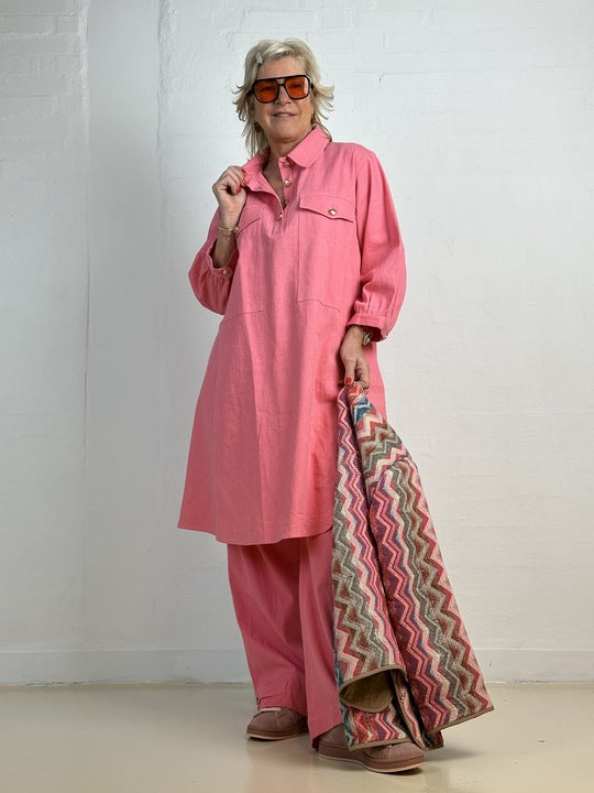 Gaspar 2510722 Rio dress canvas pink