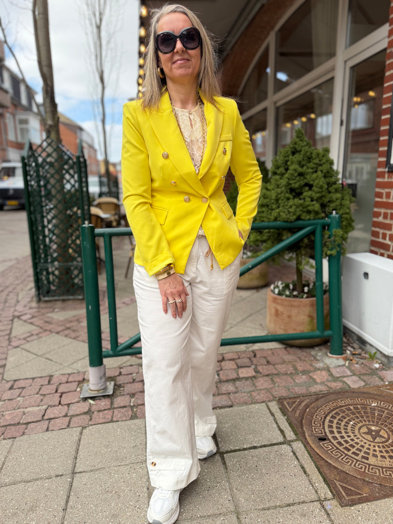 By Engbork Marigold blazer yellow