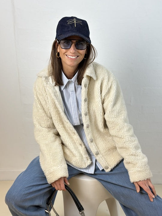 Gaspar 2510505 Harlem duffy jacket off white