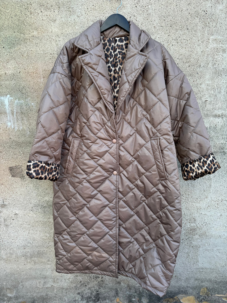 By Engbork Karen quilted jacket mink