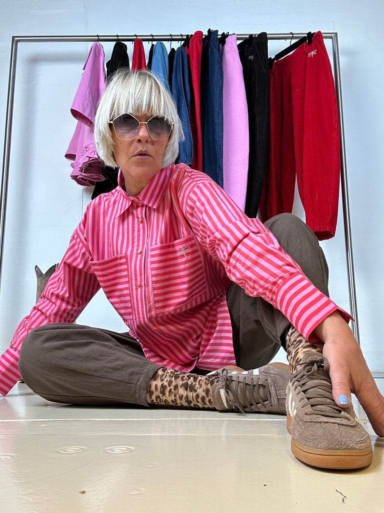 Gaspar 2510341 Copenhagen stripe pink