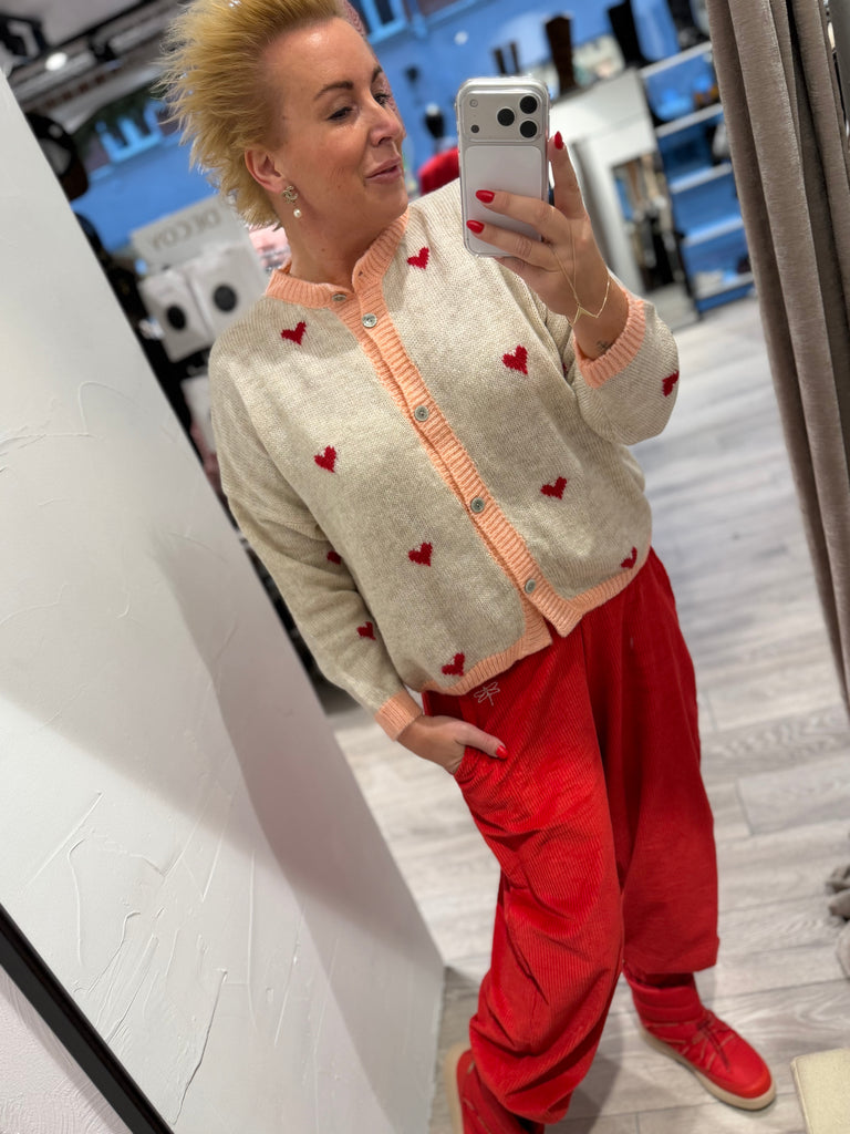 Boho Love B1298 cardigan heart