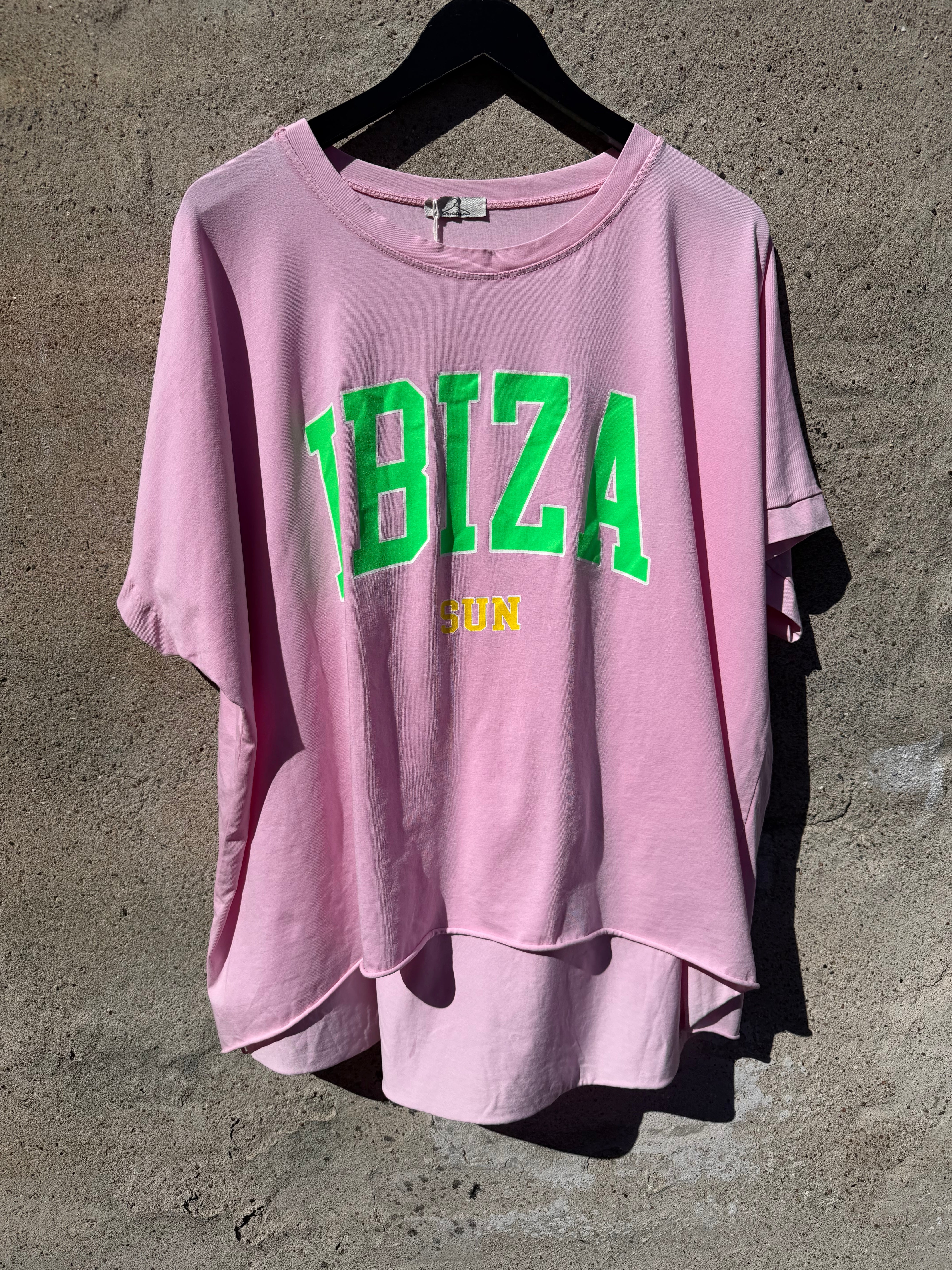 By Engbork Ibiza oversize T-shirt rosa