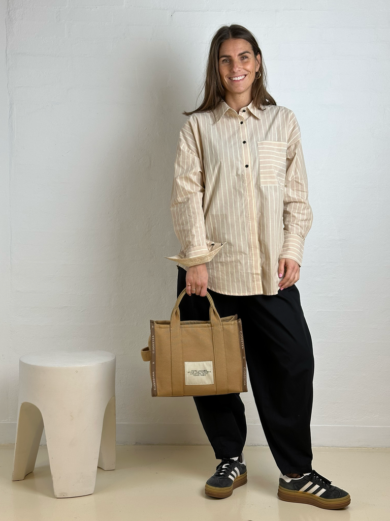 Gaspar 2610328 Skagen shirt stripe sand