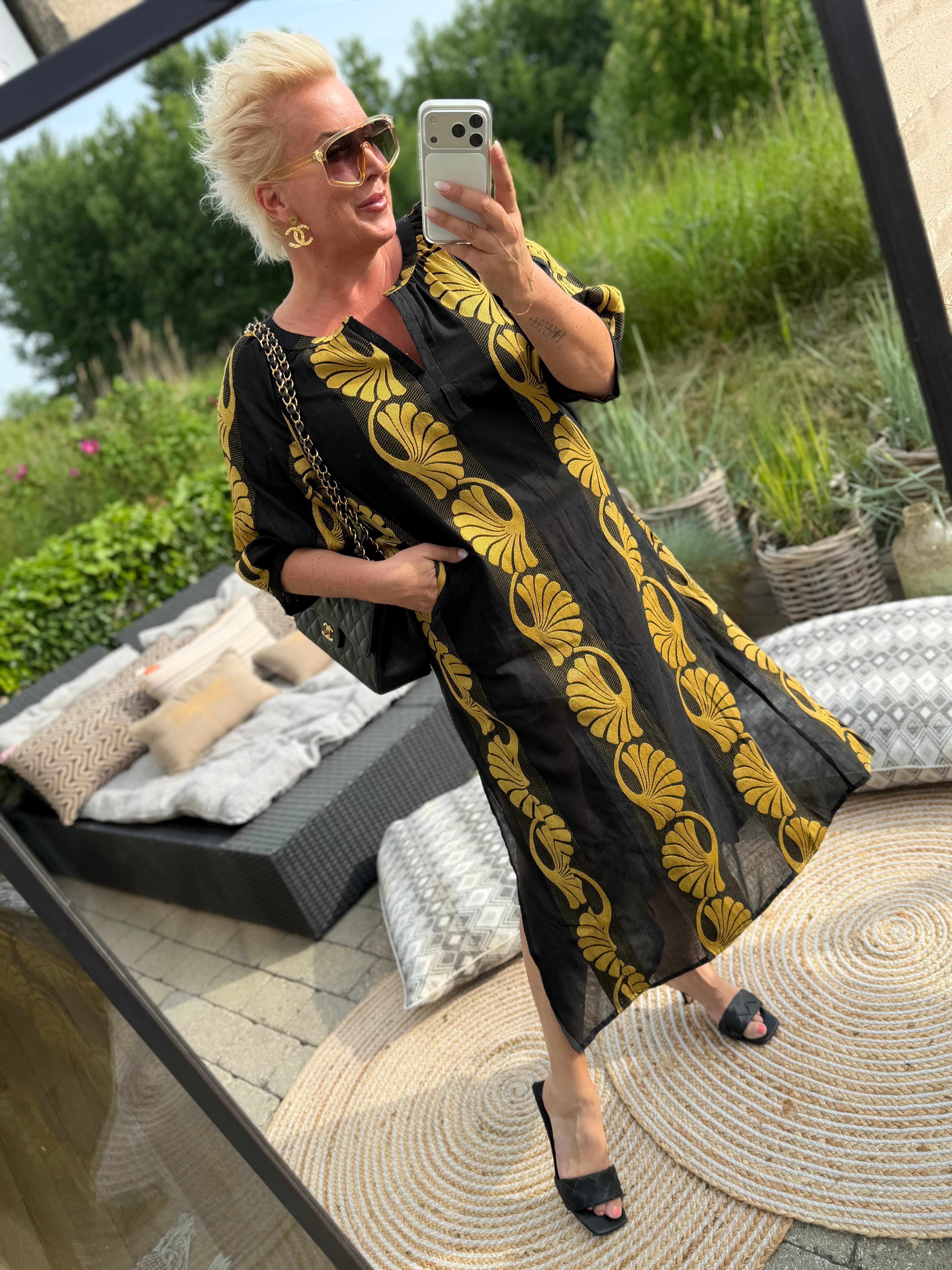 Gaspar 2601756 Athen dress black