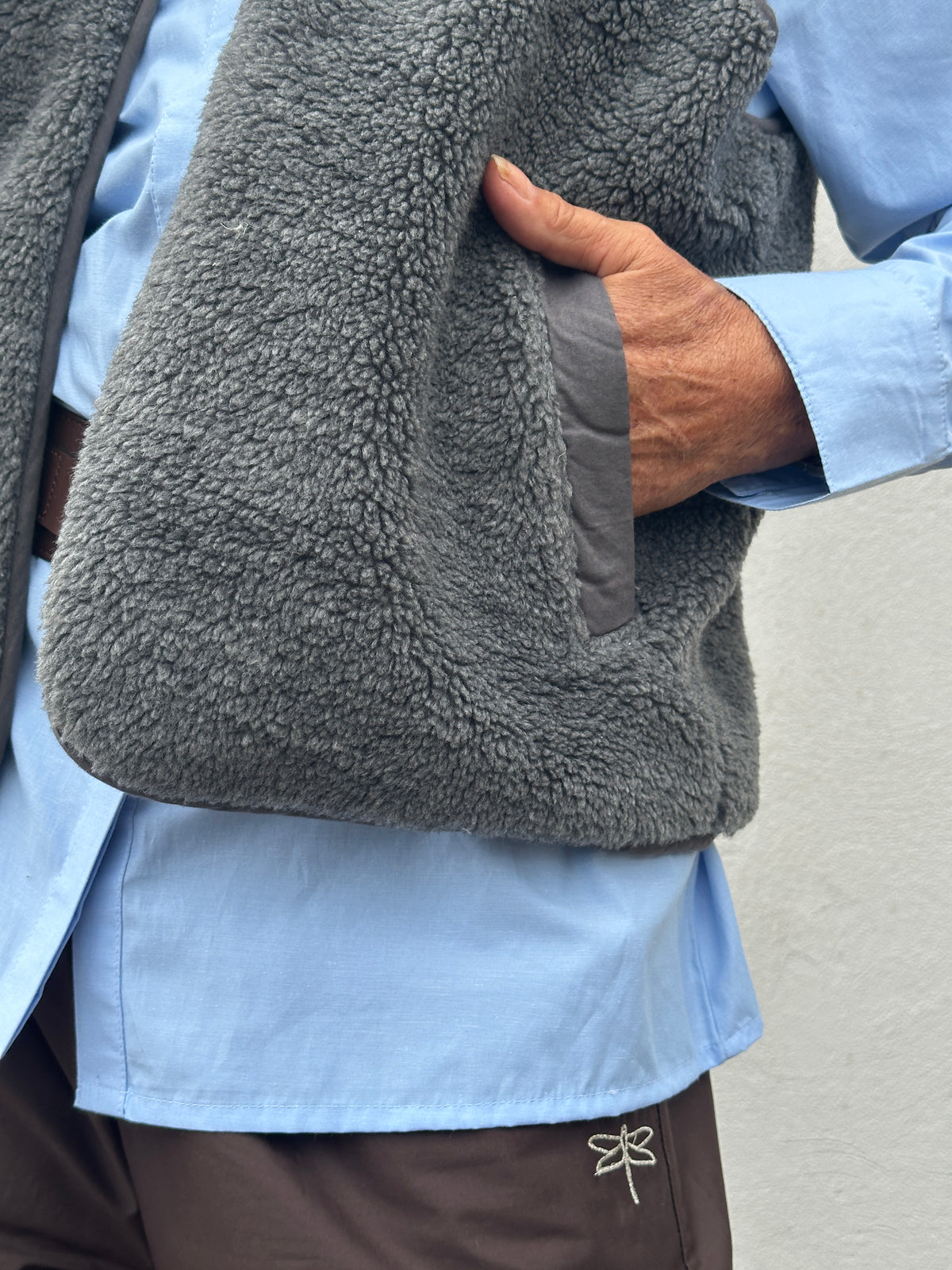 Gaspar 2607362 Duffy waistcoat grey