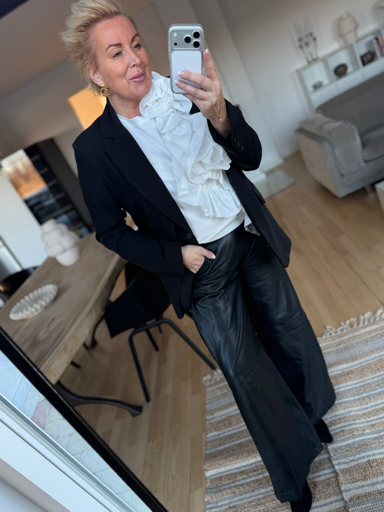 Depeche 51332 Mia loose pants leather black