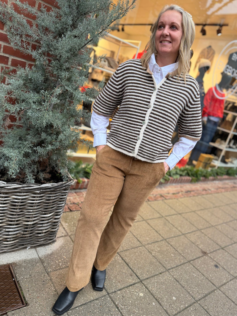 By Engbork rib Cord pants caramel