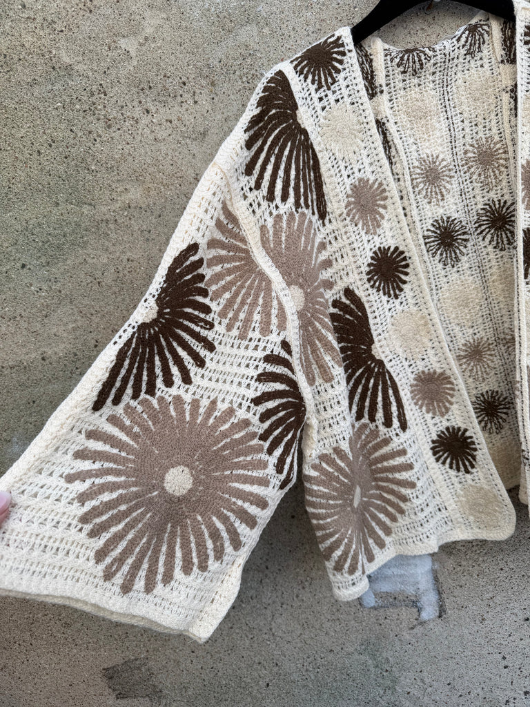 By Engbork Maya jacket flower brown