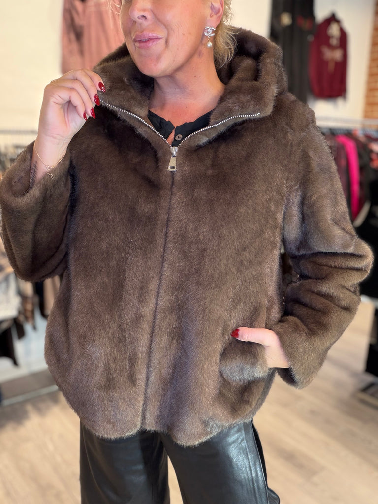 By Engbork Norma faux fur brown