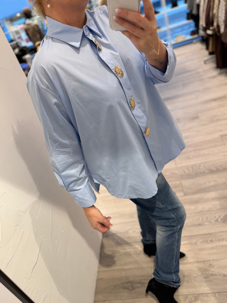 By Engbork Liva skjorte sky