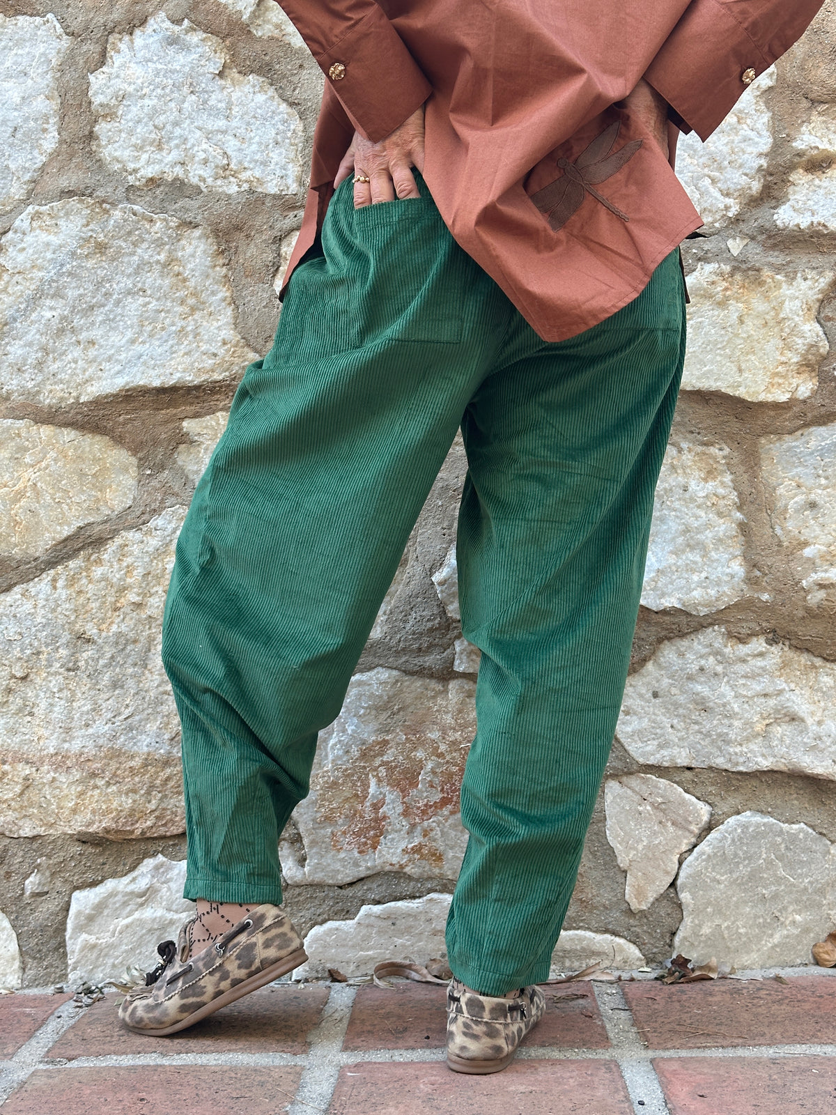 Gaspar 2607924 Colorado pants corduroy green