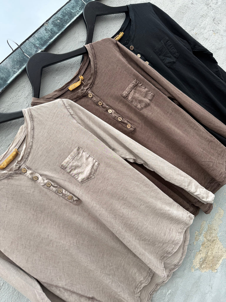 Boho Love B1167 Long sleeve t-shirt Brown