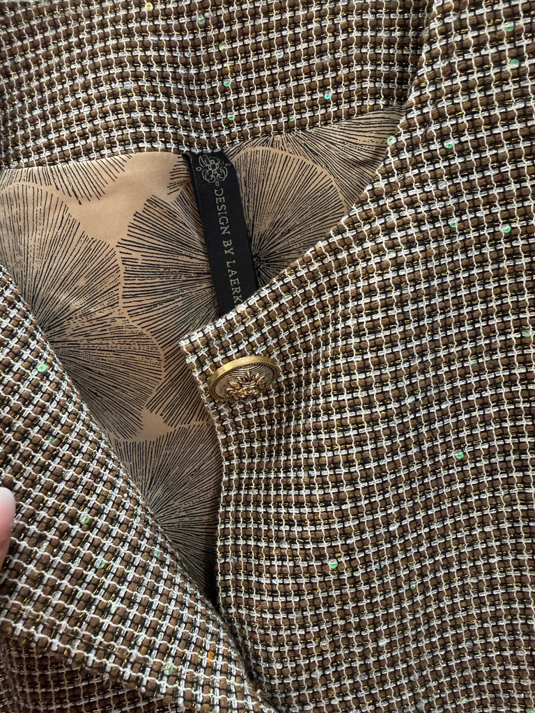 Design By Laerke Alberte kort jakke sequins