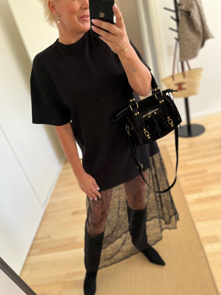 Love & Divine love 1447 T-shirt dress black