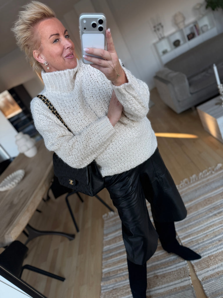 Depeche 51174 Anett bermuda leather black