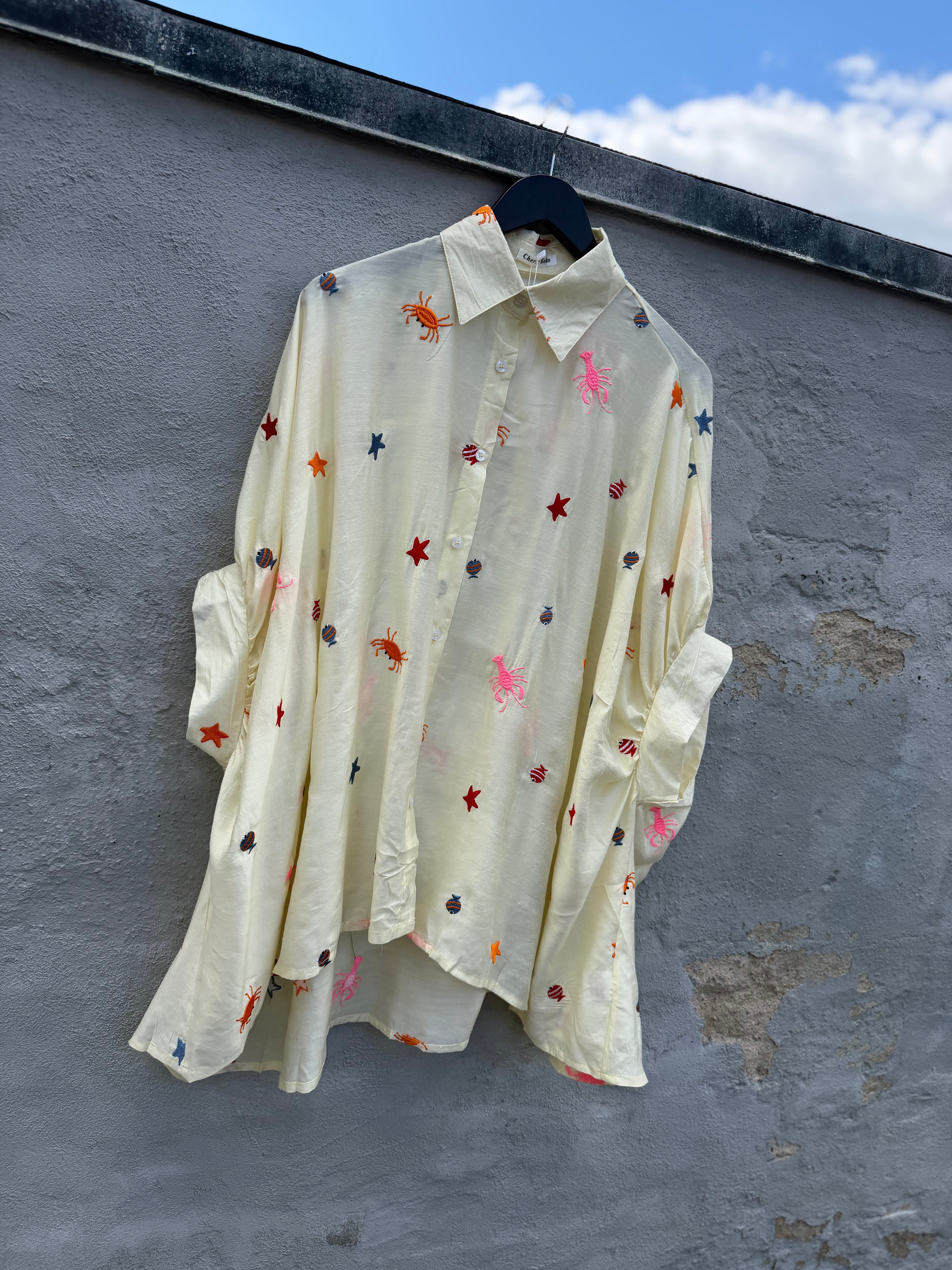 Ocean life 10088 big shirt yellow