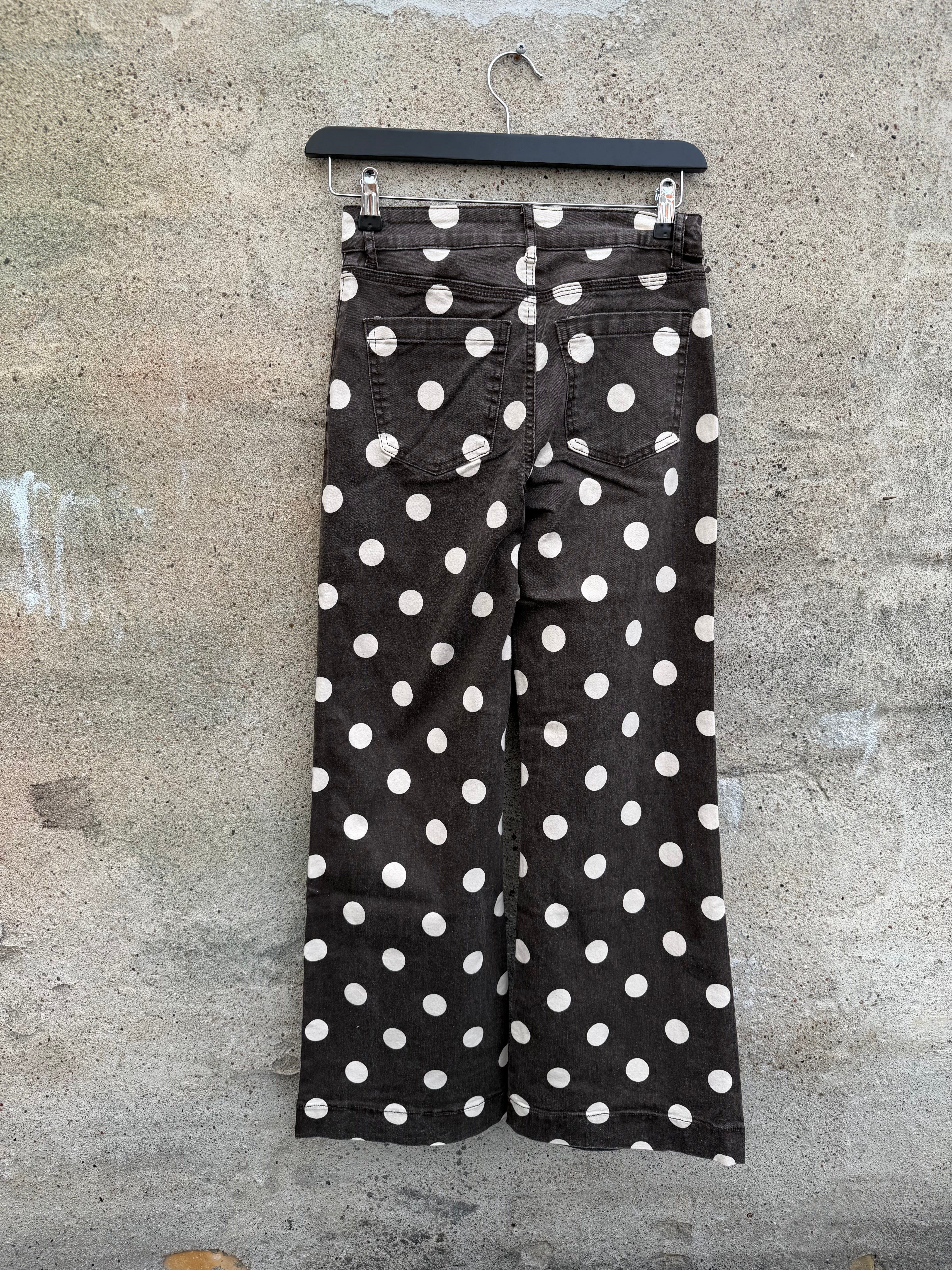 Qnuz 9316 DOT jeans canvas choco