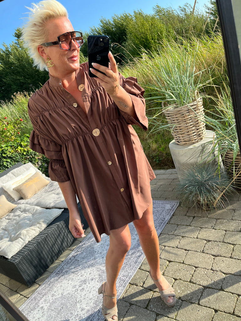 By Engbork Koko 9523 kjole kort chokolade