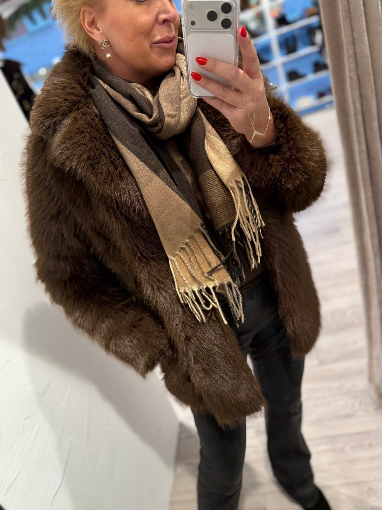 Depeche 100386 Vera fur brown