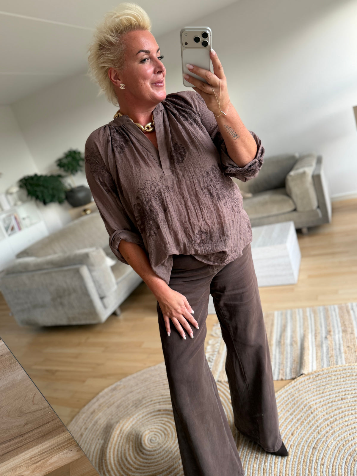 LECOCO 35168 Susse shirt coffee