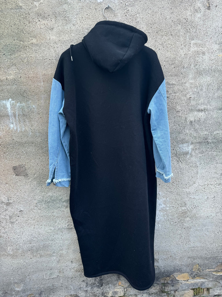 By Engbork Gro sweat dress denim black