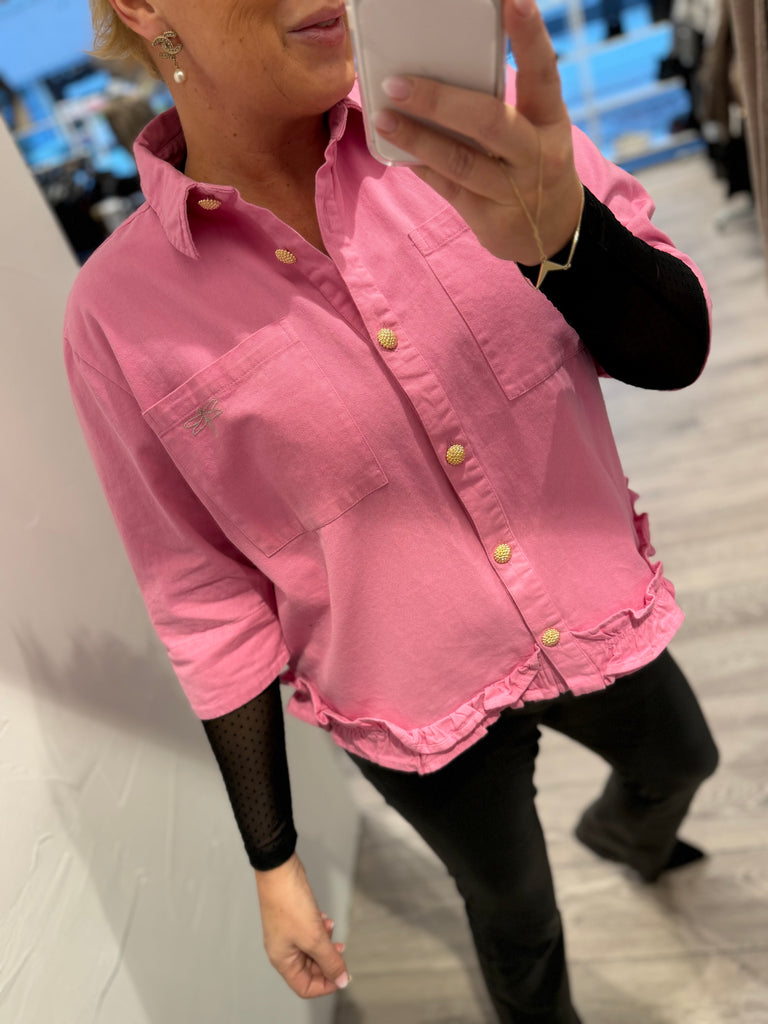 Gaspar 2510339 Vigo canvas shirt pink