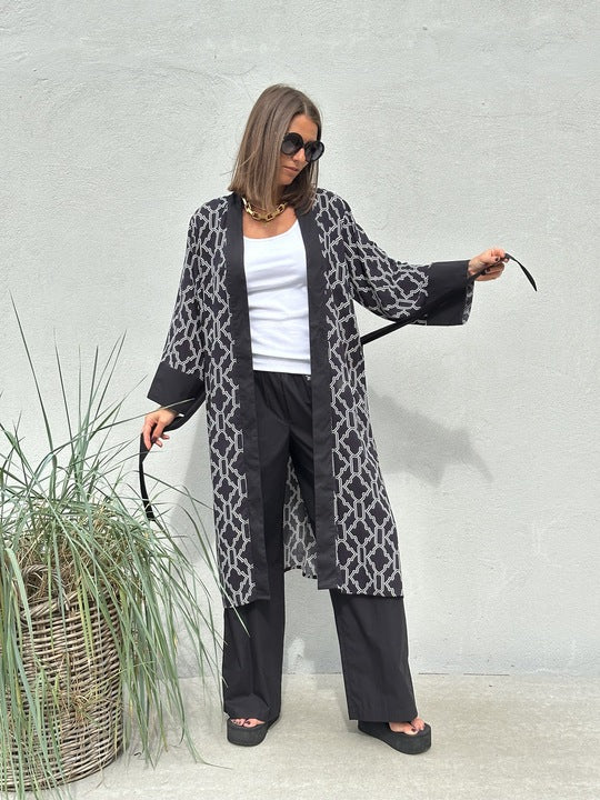 Gaspar 2601501 Yolo kimono black