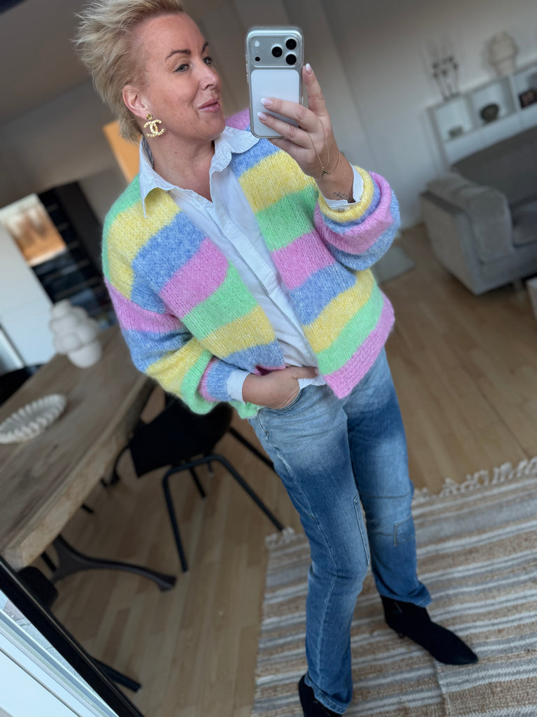 By Engbork Lady cardigan stribe