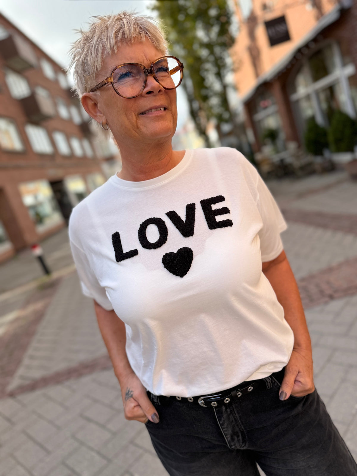 Boho Love B1445 Love T-shirt white