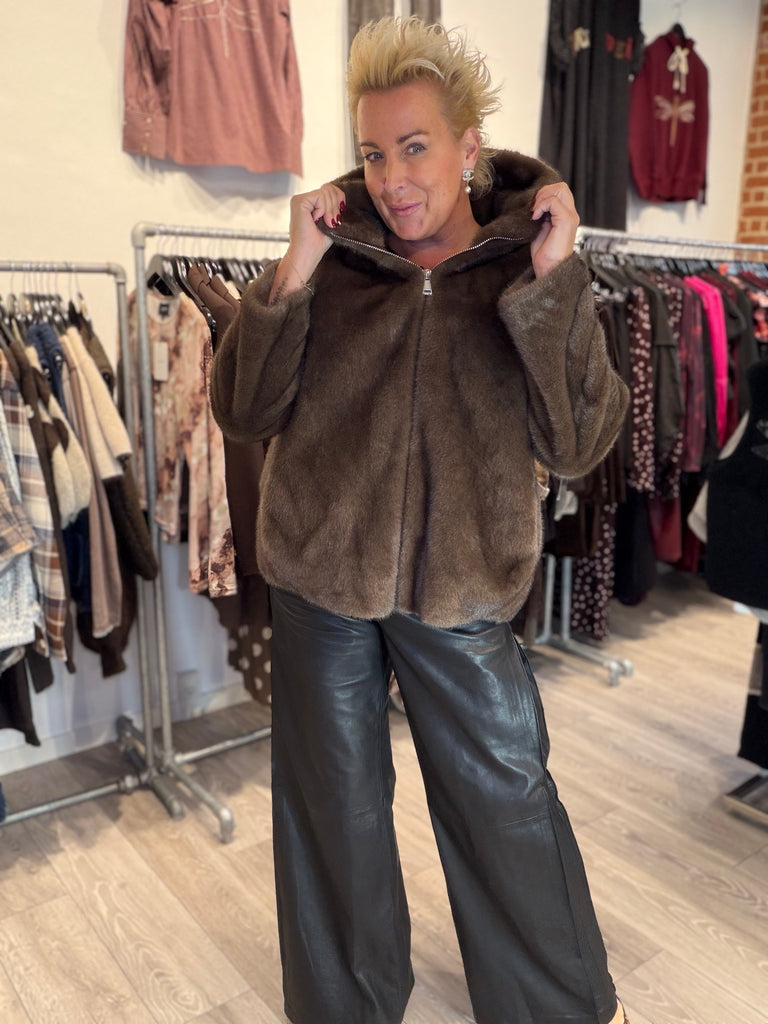 By Engbork Norma faux fur brown