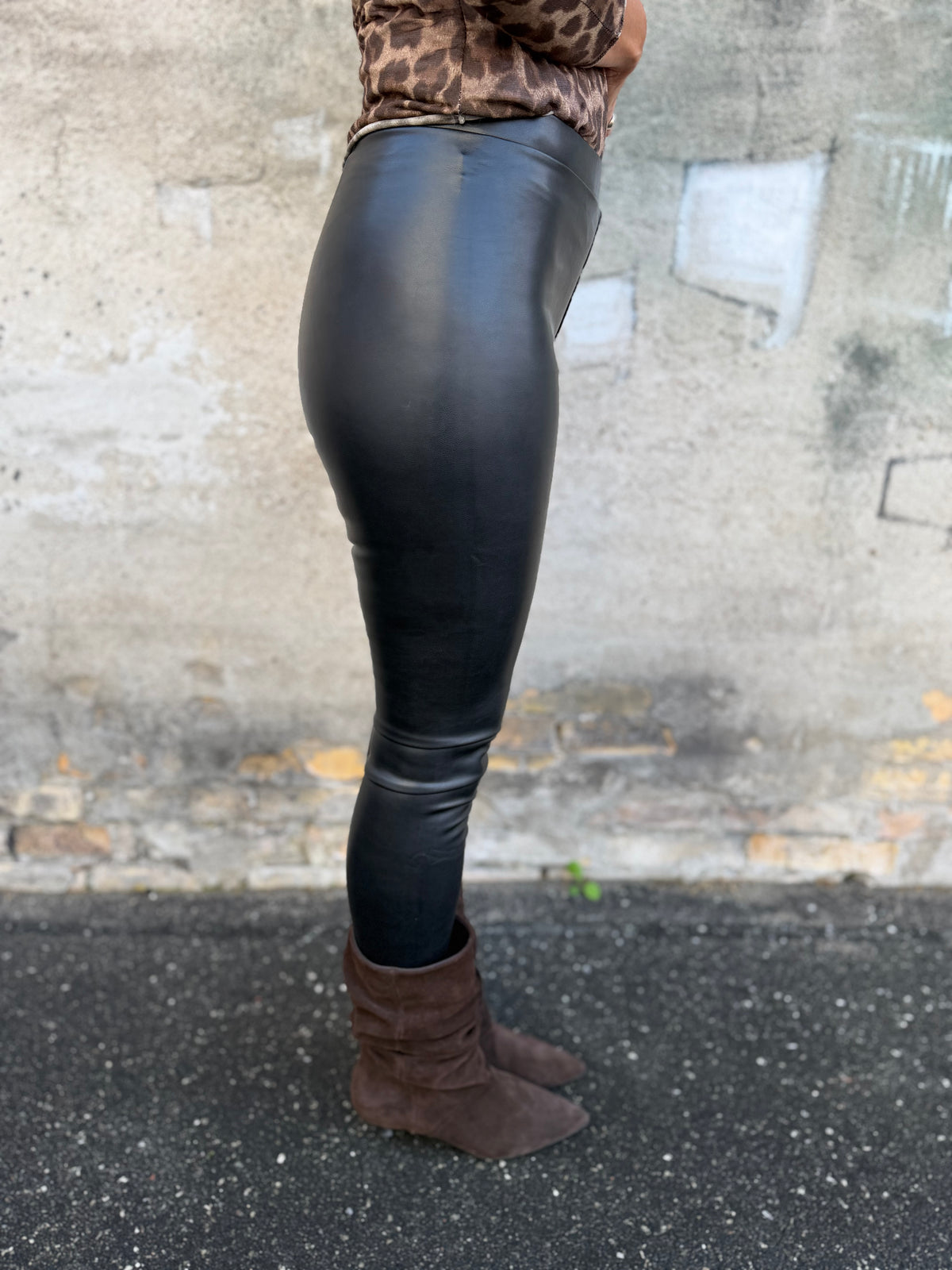 By Engbork Norfy coated leggins black