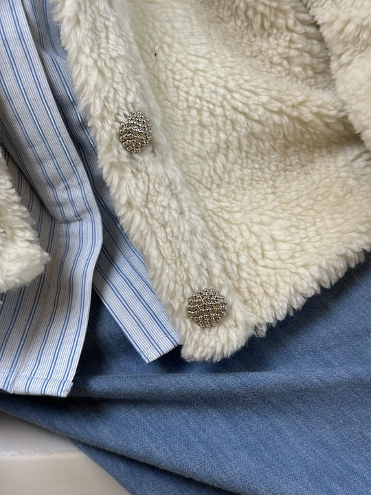 Gaspar 2510505 Harlem duffy jacket off white