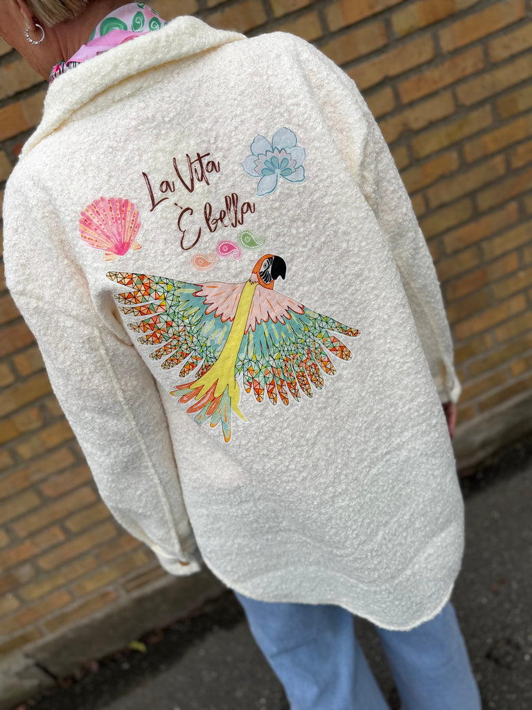 By Engbork palma skjorte mix offwhite