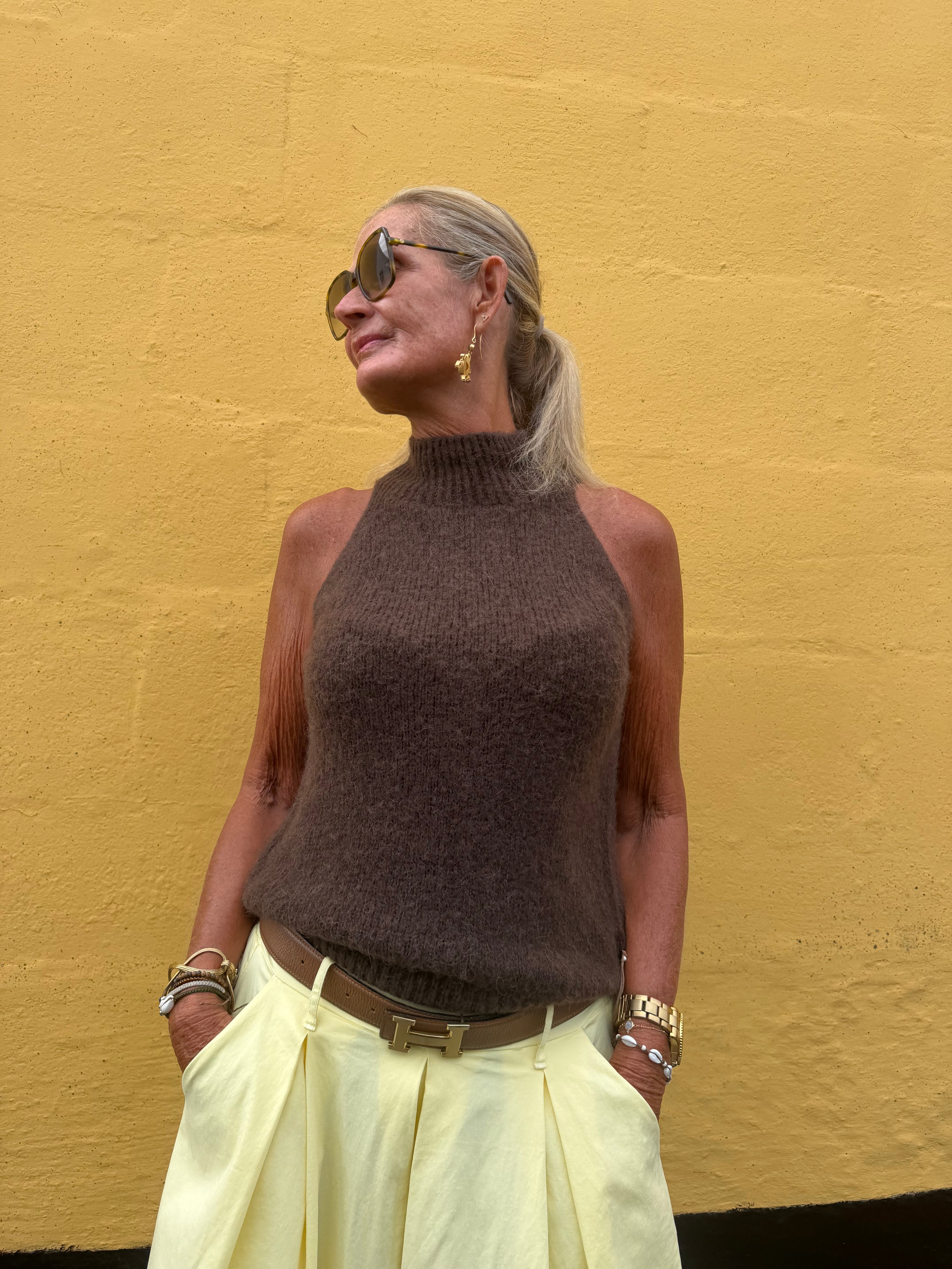 CABANA Living Kaya mohair top brown