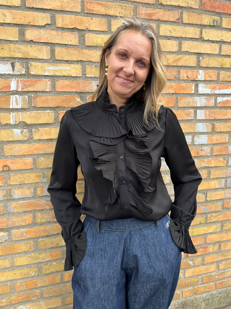 Qnuz Natasja skjorte black