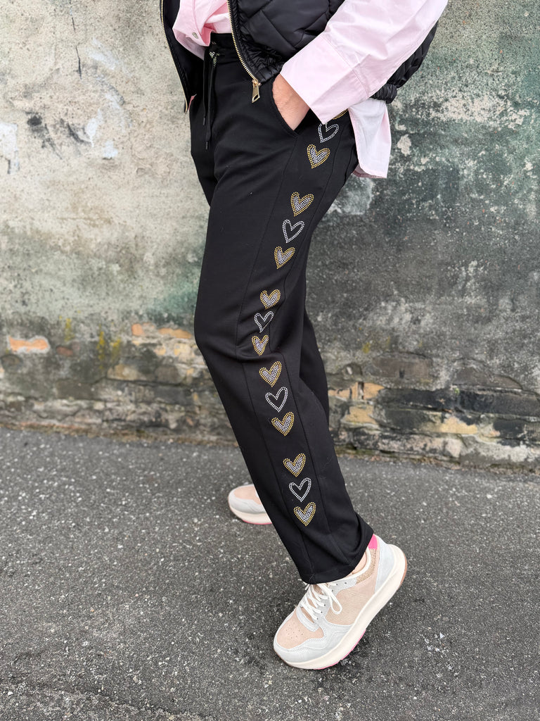 By Engbork heart pants black