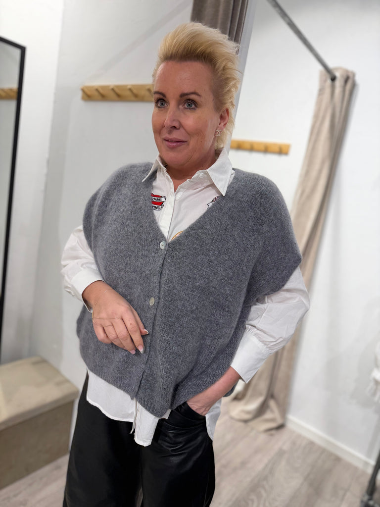 Boho Love B1311 strik mohair grey