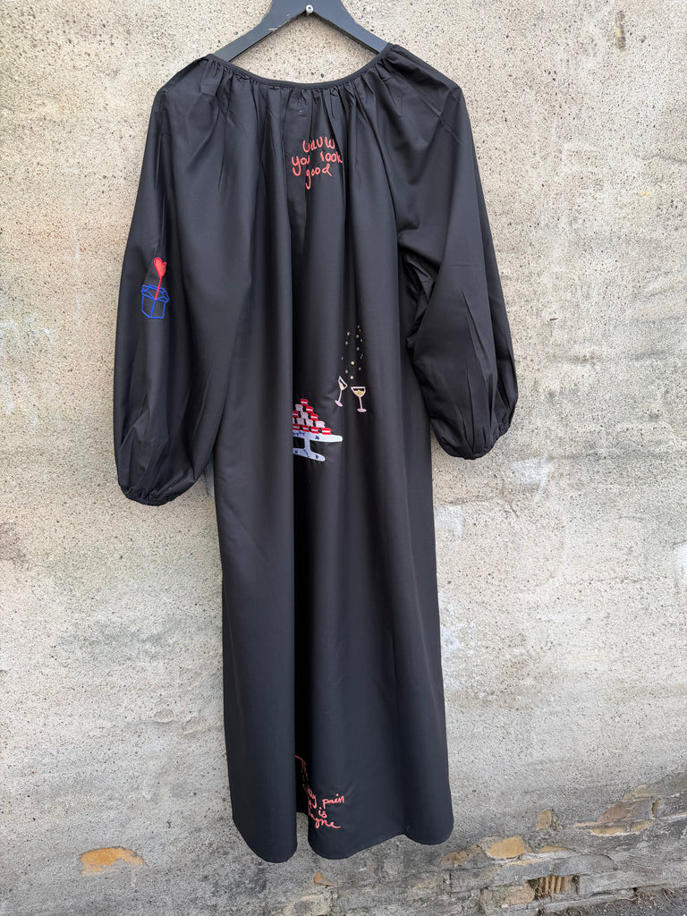 WAUW The Champagne dress black