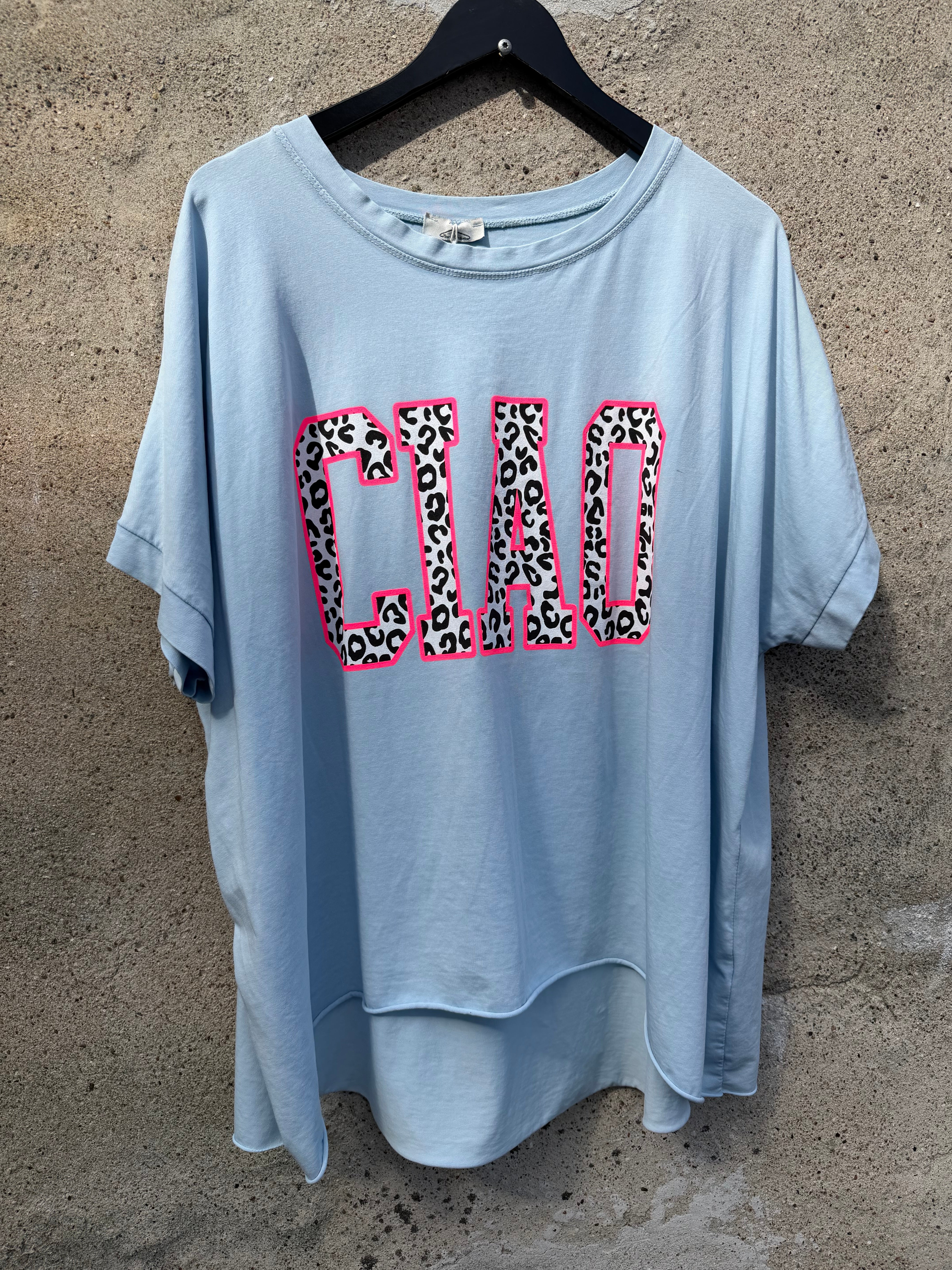 By Engbork Ciao oversize T-shirt light blue
