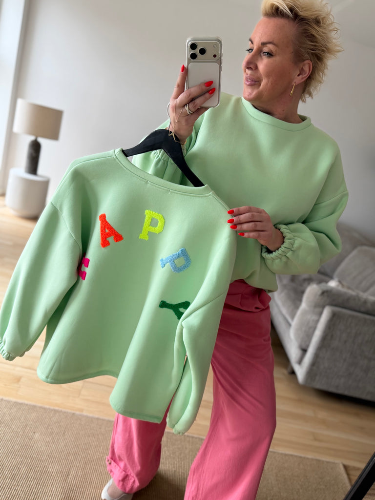 Boho Love B1339 HAPPY sweat mint