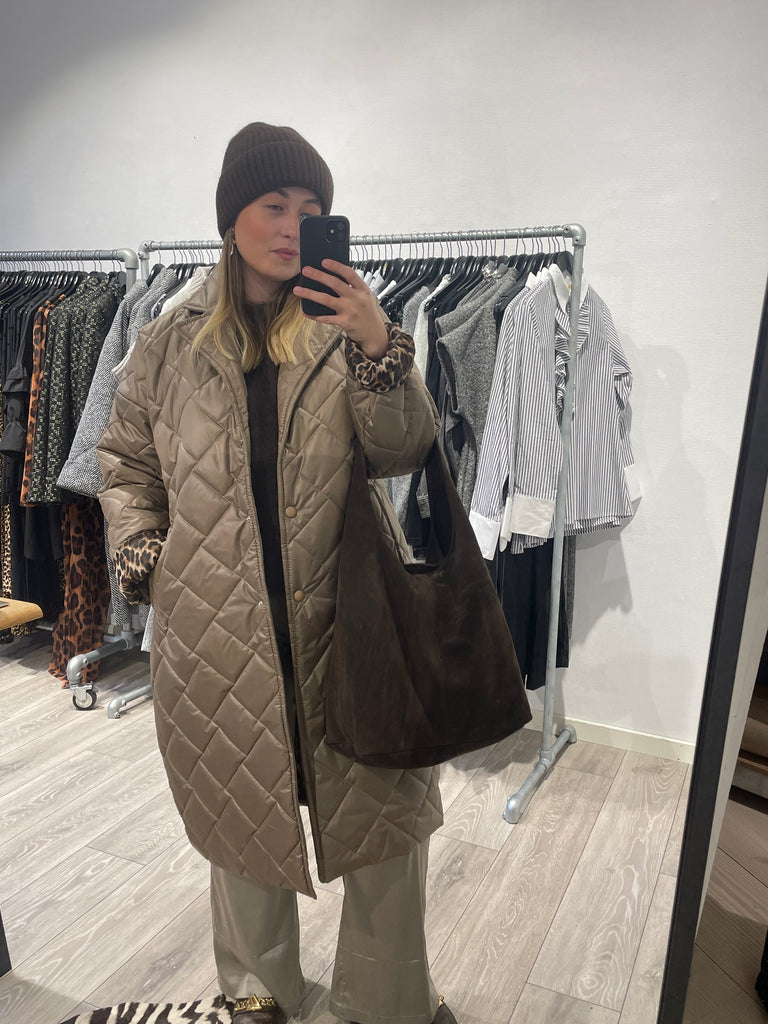 By Engbork Karen quilted jacket mink